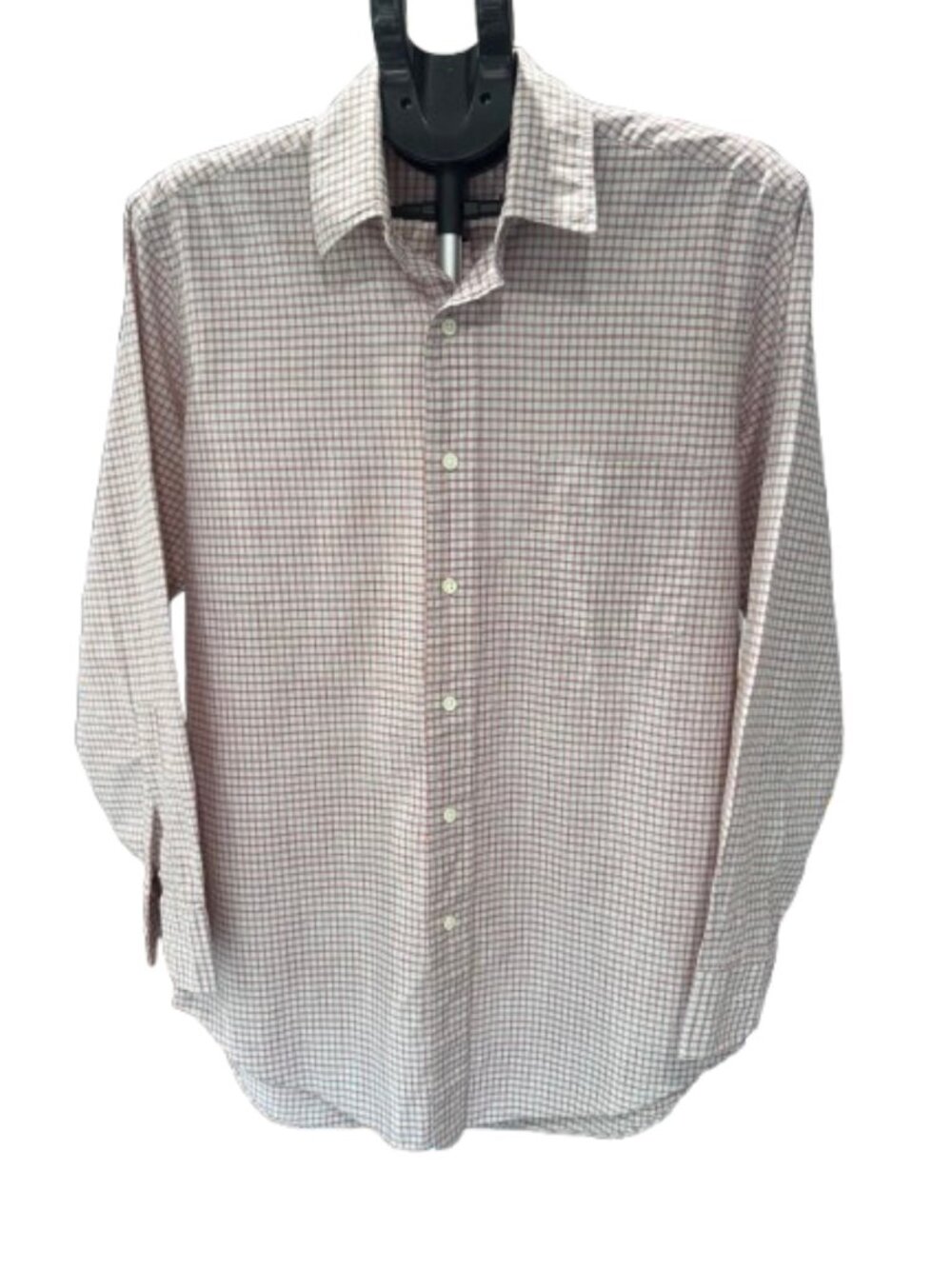 Vintage Chaps Ralph Lauren British Hong Kong Classic Cotton Plaid Shirt 15½-32 M